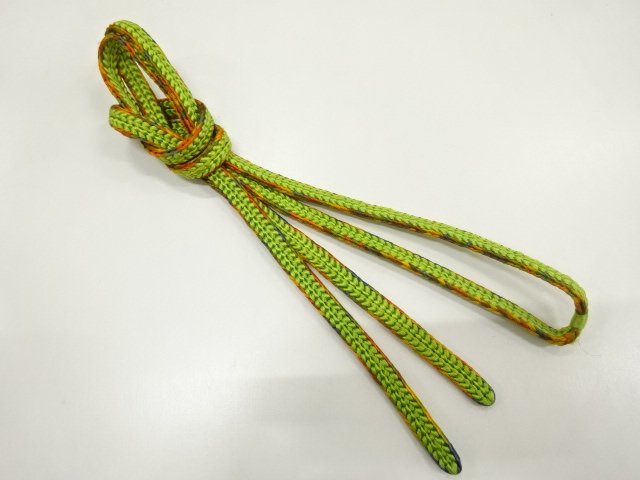 JAPANESE KIMONO / HAND-TIED OBIJIME CORD